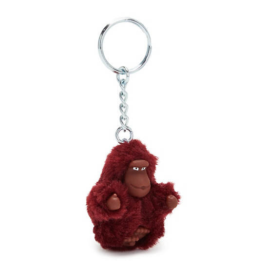 Kipling Sven Extra Small Monkey Keychain Accessories Poppy Geo | CA 1987DF